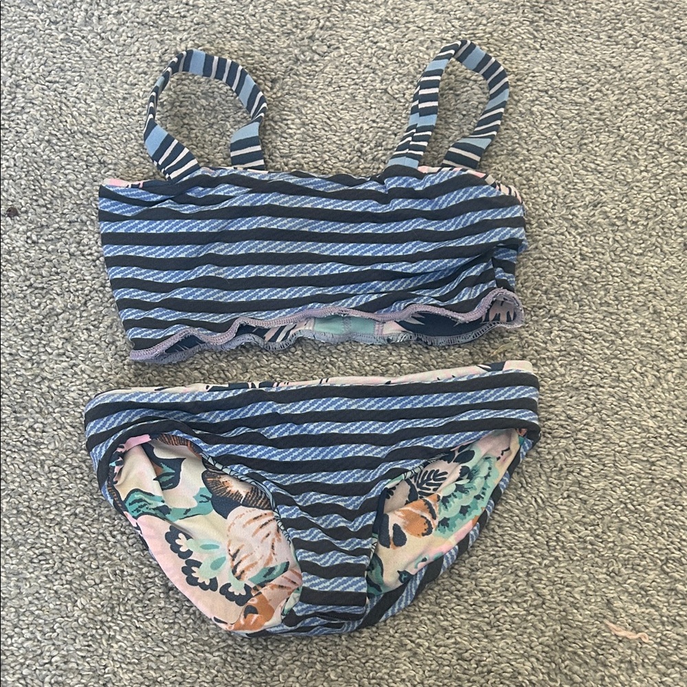 Striped Bikini Set